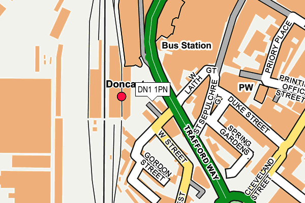 DN1 1PN map - OS OpenMap – Local (Ordnance Survey) DN1 1PN map - OS OpenMap – Local (Ordnance Survey)