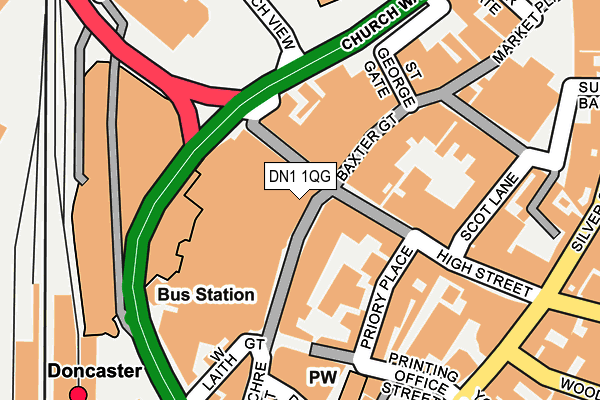DN1 1QG map - OS OpenMap – Local (Ordnance Survey) DN1 1QG map - OS OpenMap – Local (Ordnance Survey)