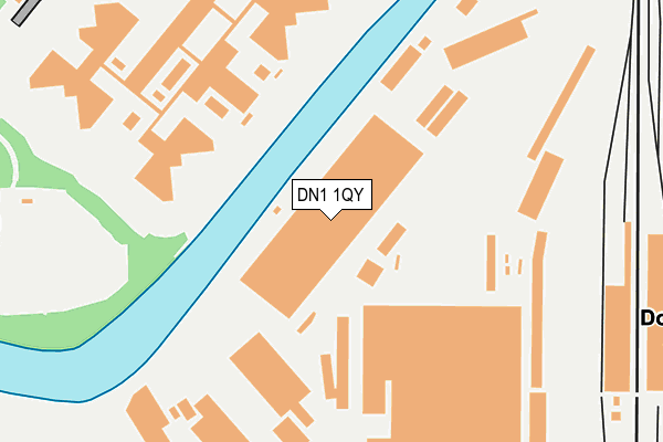 DN1 1QY map - OS OpenMap – Local (Ordnance Survey) DN1 1QY map - OS OpenMap – Local (Ordnance Survey)