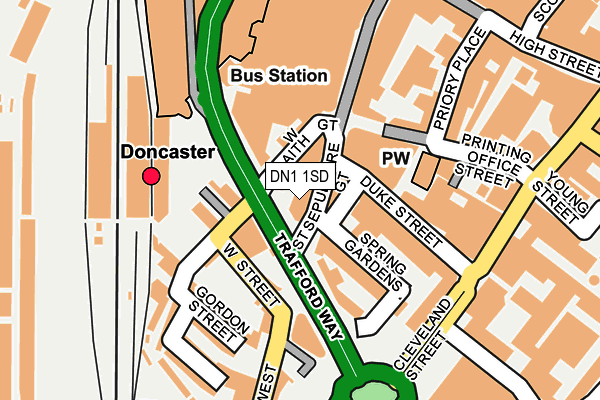 DN1 1SD map - OS OpenMap – Local (Ordnance Survey) DN1 1SD map - OS OpenMap – Local (Ordnance Survey)