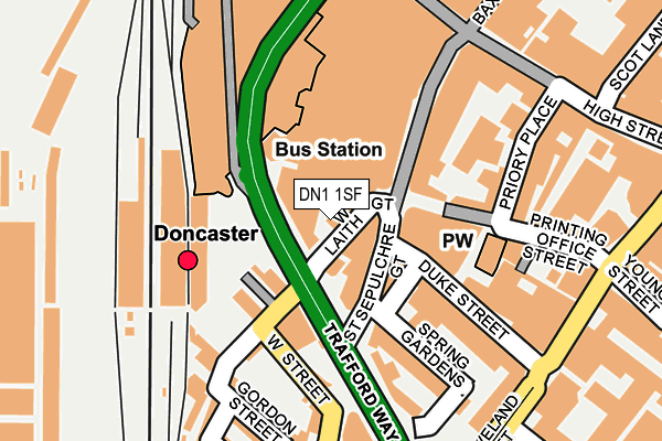 DN1 1SF map - OS OpenMap – Local (Ordnance Survey) DN1 1SF map - OS OpenMap – Local (Ordnance Survey)