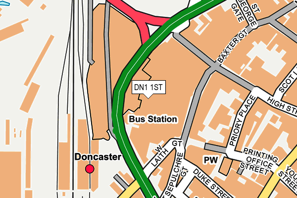 DN1 1ST map - OS OpenMap – Local (Ordnance Survey) DN1 1ST map - OS OpenMap – Local (Ordnance Survey)