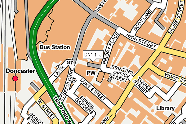 DN1 1TJ map - OS OpenMap – Local (Ordnance Survey) DN1 1TJ map - OS OpenMap – Local (Ordnance Survey)