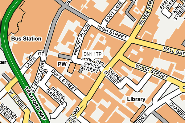 DN1 1TP map - OS OpenMap – Local (Ordnance Survey) DN1 1TP map - OS OpenMap – Local (Ordnance Survey)