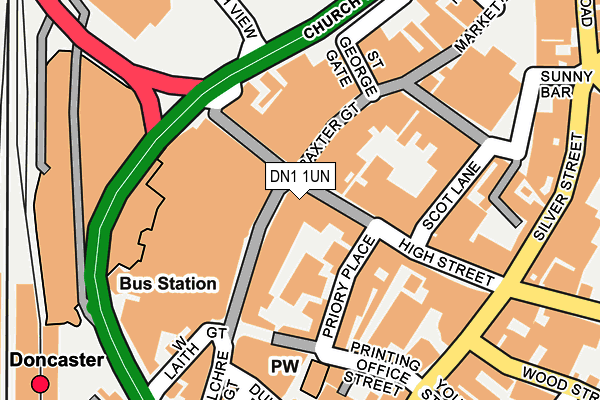 DN1 1UN map - OS OpenMap – Local (Ordnance Survey) DN1 1UN map - OS OpenMap – Local (Ordnance Survey)
