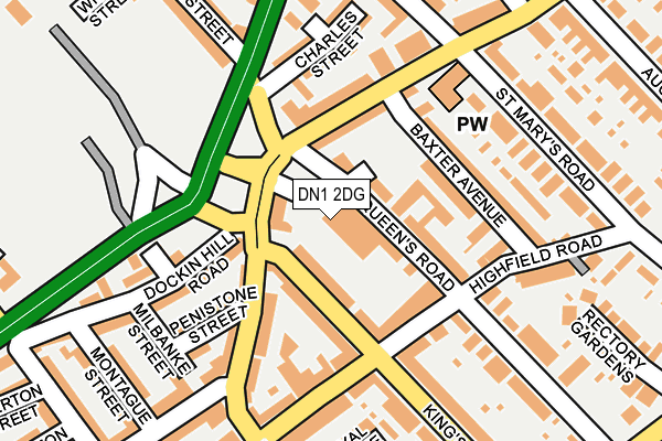 DN1 2DG map - OS OpenMap – Local (Ordnance Survey) DN1 2DG map - OS OpenMap – Local (Ordnance Survey)