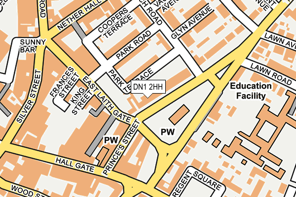 DN1 2HH map - OS OpenMap – Local (Ordnance Survey) DN1 2HH map - OS OpenMap – Local (Ordnance Survey)