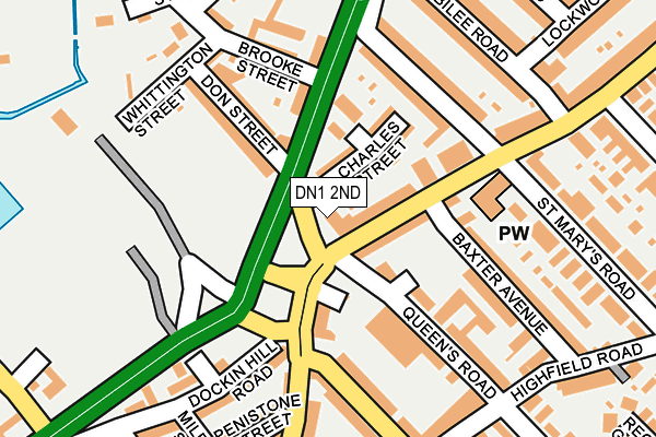 DN1 2ND map - OS OpenMap – Local (Ordnance Survey) DN1 2ND map - OS OpenMap – Local (Ordnance Survey)