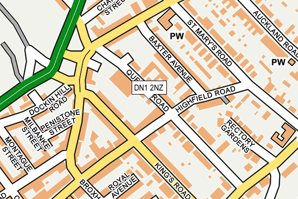 DN1 2NZ map - OS OpenMap – Local (Ordnance Survey) DN1 2NZ map - OS OpenMap – Local (Ordnance Survey)