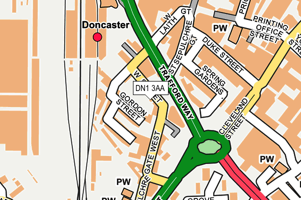 DN1 3AA map - OS OpenMap – Local (Ordnance Survey) DN1 3AA map - OS OpenMap – Local (Ordnance Survey)