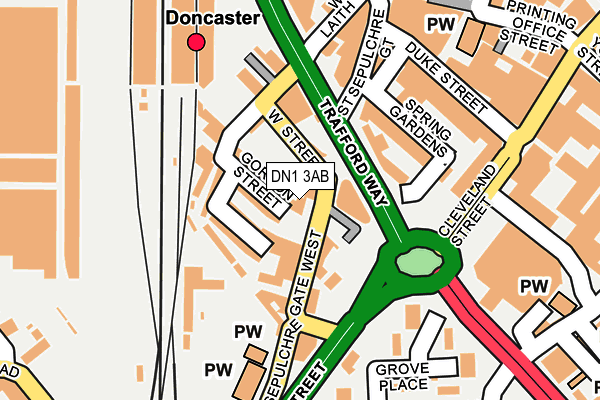 DN1 3AB map - OS OpenMap – Local (Ordnance Survey) DN1 3AB map - OS OpenMap – Local (Ordnance Survey)
