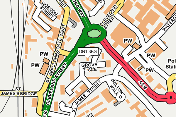 DN1 3BG map - OS OpenMap – Local (Ordnance Survey) DN1 3BG map - OS OpenMap – Local (Ordnance Survey)