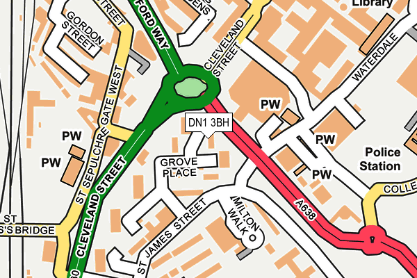 DN1 3BH map - OS OpenMap – Local (Ordnance Survey) DN1 3BH map - OS OpenMap – Local (Ordnance Survey)