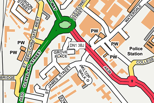 DN1 3BJ map - OS OpenMap – Local (Ordnance Survey) DN1 3BJ map - OS OpenMap – Local (Ordnance Survey)