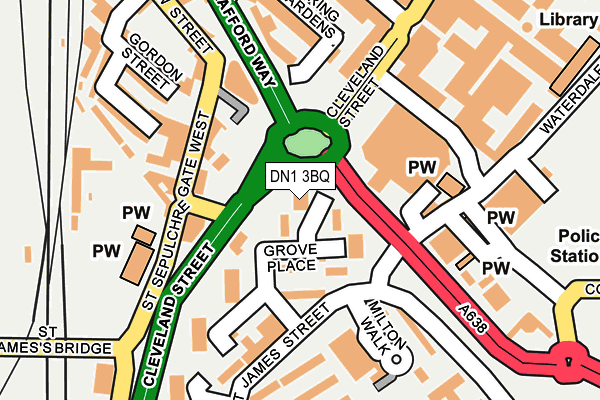 DN1 3BQ map - OS OpenMap – Local (Ordnance Survey) DN1 3BQ map - OS OpenMap – Local (Ordnance Survey)