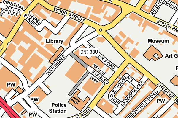 DN1 3BU map - OS OpenMap – Local (Ordnance Survey) DN1 3BU map - OS OpenMap – Local (Ordnance Survey)