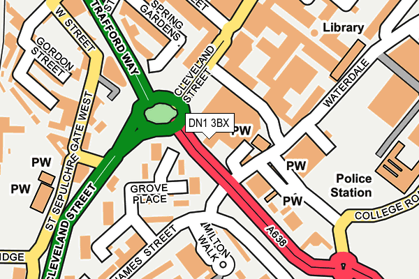 DN1 3BX map - OS OpenMap – Local (Ordnance Survey) DN1 3BX map - OS OpenMap – Local (Ordnance Survey)