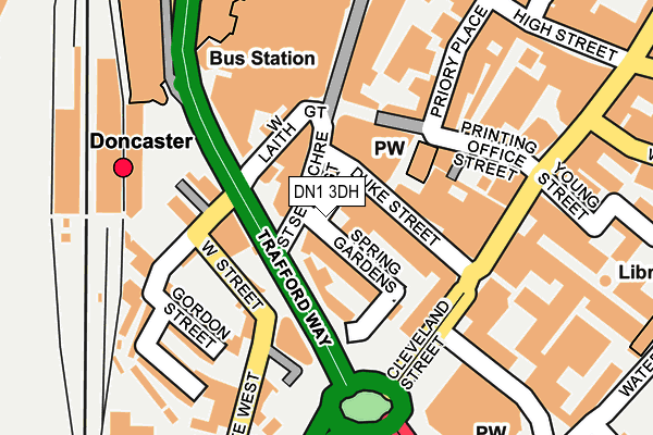 DN1 3DH map - OS OpenMap – Local (Ordnance Survey) DN1 3DH map - OS OpenMap – Local (Ordnance Survey)