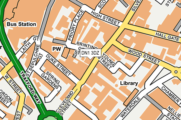 DN1 3DZ map - OS OpenMap – Local (Ordnance Survey) DN1 3DZ map - OS OpenMap – Local (Ordnance Survey)