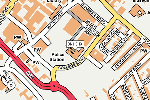 DN1 3HX map - OS OpenMap – Local (Ordnance Survey) DN1 3HX map - OS OpenMap – Local (Ordnance Survey)