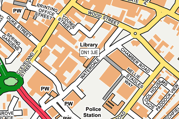 DN1 3JE map - OS OpenMap – Local (Ordnance Survey) DN1 3JE map - OS OpenMap – Local (Ordnance Survey)