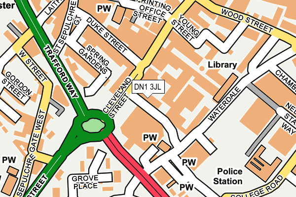 DN1 3JL map - OS OpenMap – Local (Ordnance Survey) DN1 3JL map - OS OpenMap – Local (Ordnance Survey)