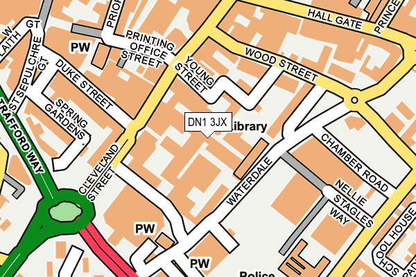 DN1 3JX map - OS OpenMap – Local (Ordnance Survey) DN1 3JX map - OS OpenMap – Local (Ordnance Survey)
