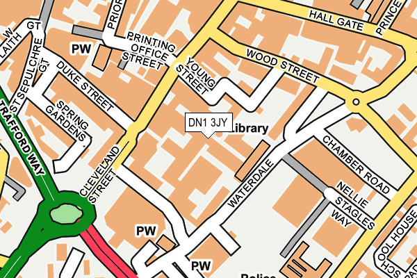 DN1 3JY map - OS OpenMap – Local (Ordnance Survey) DN1 3JY map - OS OpenMap – Local (Ordnance Survey)
