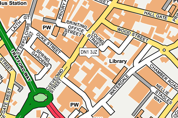 DN1 3JZ map - OS OpenMap – Local (Ordnance Survey) DN1 3JZ map - OS OpenMap – Local (Ordnance Survey)
