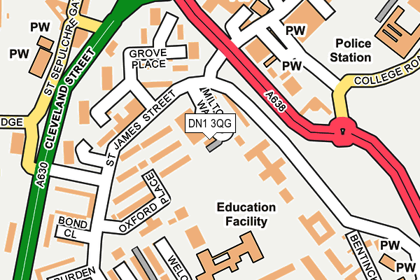 DN1 3QG map - OS OpenMap – Local (Ordnance Survey) DN1 3QG map - OS OpenMap – Local (Ordnance Survey)