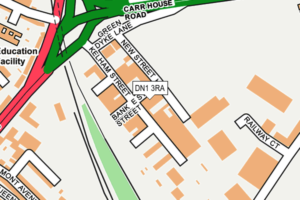 DN1 3RA map - OS OpenMap – Local (Ordnance Survey) DN1 3RA map - OS OpenMap – Local (Ordnance Survey)