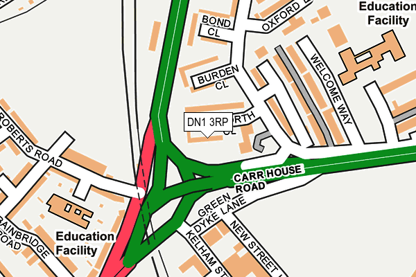 DN1 3RP map - OS OpenMap – Local (Ordnance Survey) DN1 3RP map - OS OpenMap – Local (Ordnance Survey)