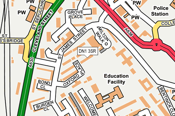 DN1 3SR map - OS OpenMap – Local (Ordnance Survey) DN1 3SR map - OS OpenMap – Local (Ordnance Survey)