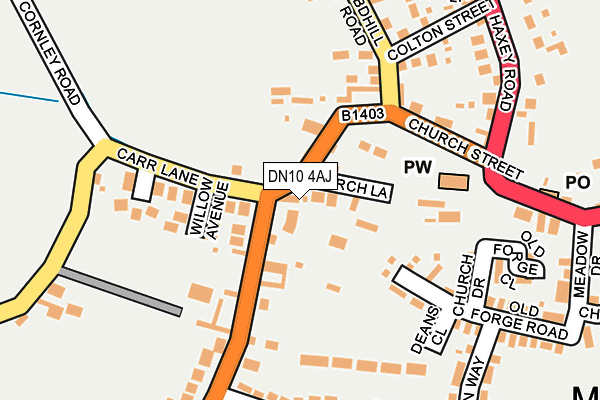 DN10 4AJ map - OS OpenMap – Local (Ordnance Survey) DN10 4AJ map - OS OpenMap – Local (Ordnance Survey)