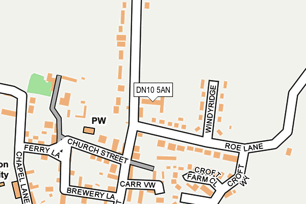 DN10 5AN map - OS OpenMap – Local (Ordnance Survey) DN10 5AN map - OS OpenMap – Local (Ordnance Survey)