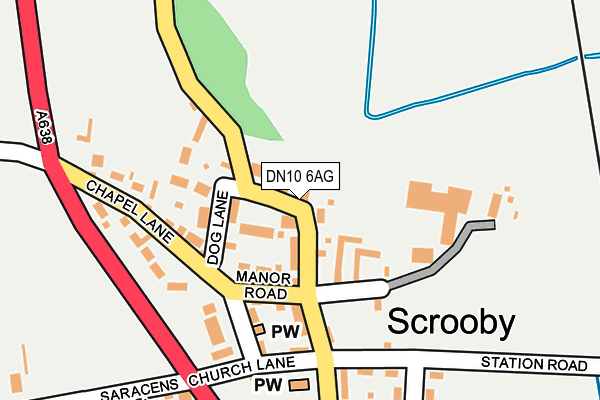 DN10 6AG map - OS OpenMap – Local (Ordnance Survey) DN10 6AG map - OS OpenMap – Local (Ordnance Survey)