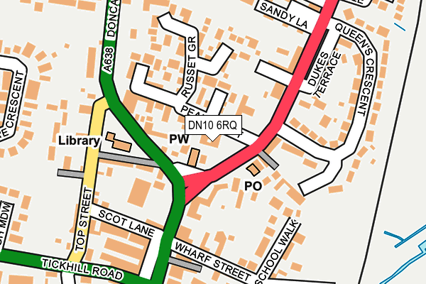 DN10 6RQ map - OS OpenMap – Local (Ordnance Survey) DN10 6RQ map - OS OpenMap – Local (Ordnance Survey)