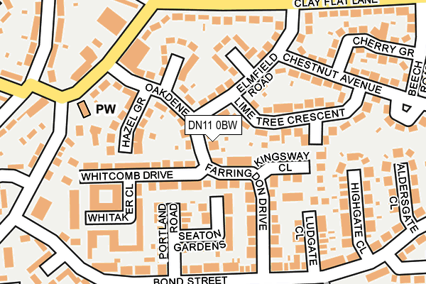 DN11 0BW map - OS OpenMap – Local (Ordnance Survey) DN11 0BW map - OS OpenMap – Local (Ordnance Survey)