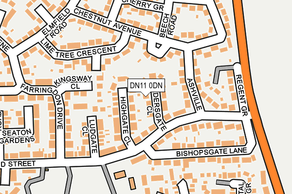 DN11 0DN map - OS OpenMap – Local (Ordnance Survey) DN11 0DN map - OS OpenMap – Local (Ordnance Survey)