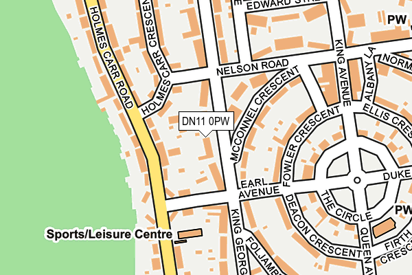 DN11 0PW map - OS OpenMap – Local (Ordnance Survey) DN11 0PW map - OS OpenMap – Local (Ordnance Survey)