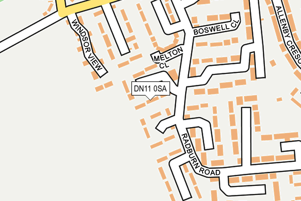 DN11 0SA map - OS OpenMap – Local (Ordnance Survey) DN11 0SA map - OS OpenMap – Local (Ordnance Survey)
