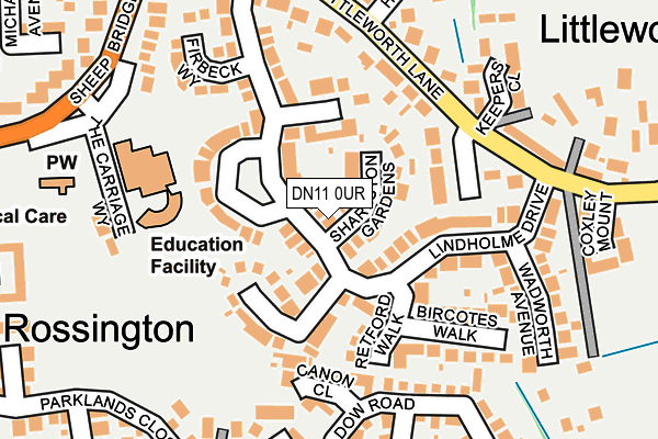 DN11 0UR map - OS OpenMap – Local (Ordnance Survey) DN11 0UR map - OS OpenMap – Local (Ordnance Survey)