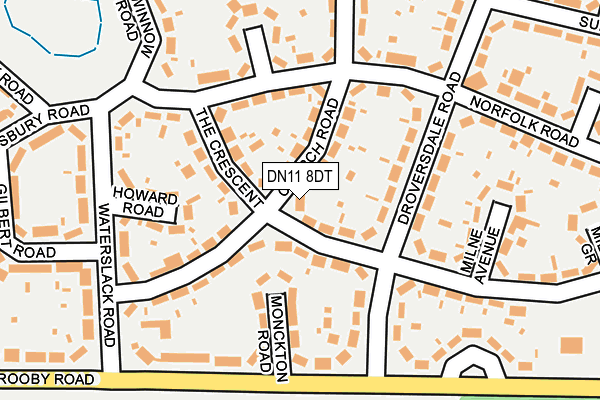 DN11 8DT map - OS OpenMap – Local (Ordnance Survey) DN11 8DT map - OS OpenMap – Local (Ordnance Survey)