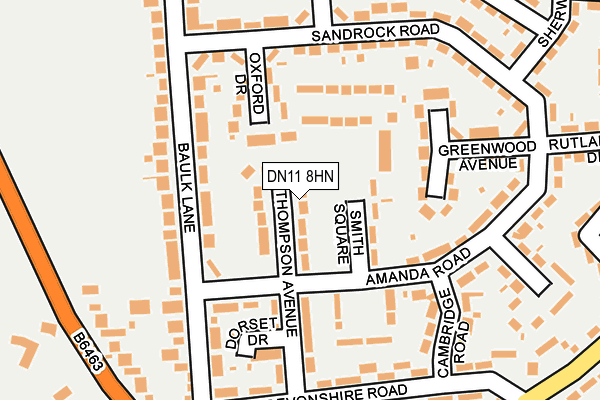 DN11 8HN map - OS OpenMap – Local (Ordnance Survey) DN11 8HN map - OS OpenMap – Local (Ordnance Survey)