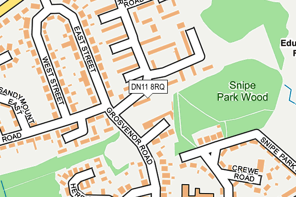 DN11 8RQ map - OS OpenMap – Local (Ordnance Survey) DN11 8RQ map - OS OpenMap – Local (Ordnance Survey)