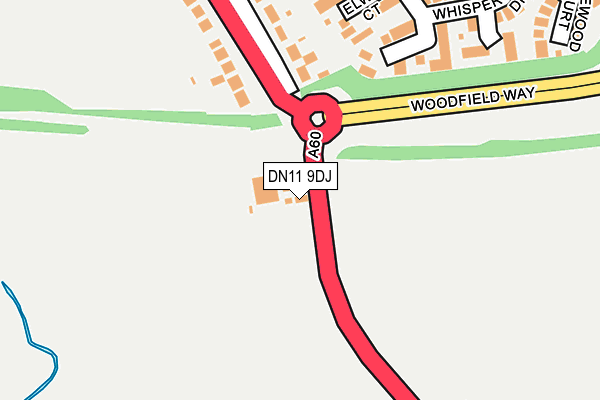 DN11 9DJ map - OS OpenMap – Local (Ordnance Survey) DN11 9DJ map - OS OpenMap – Local (Ordnance Survey)