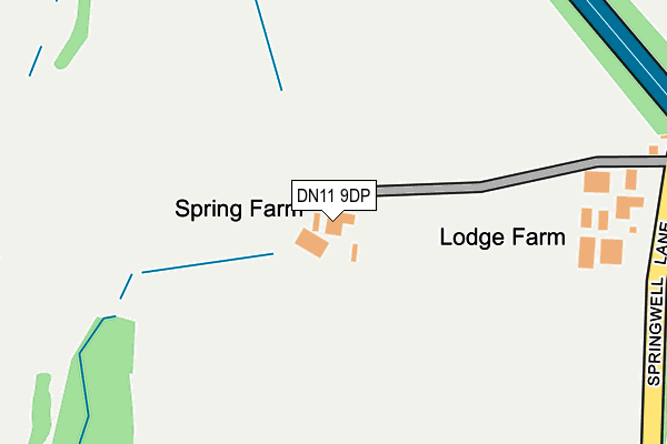 DN11 9DP map - OS OpenMap – Local (Ordnance Survey) DN11 9DP map - OS OpenMap – Local (Ordnance Survey)