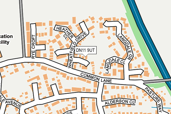 DN11 9UT map - OS OpenMap – Local (Ordnance Survey) DN11 9UT map - OS OpenMap – Local (Ordnance Survey)