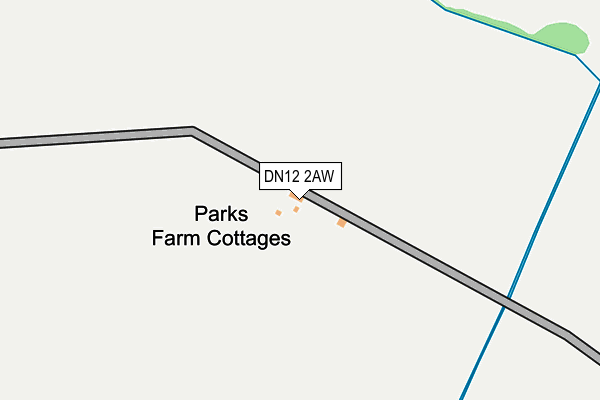 DN12 2AW map - OS OpenMap – Local (Ordnance Survey) DN12 2AW map - OS OpenMap – Local (Ordnance Survey)