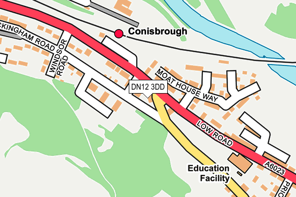 DN12 3DD map - OS OpenMap – Local (Ordnance Survey) DN12 3DD map - OS OpenMap – Local (Ordnance Survey)